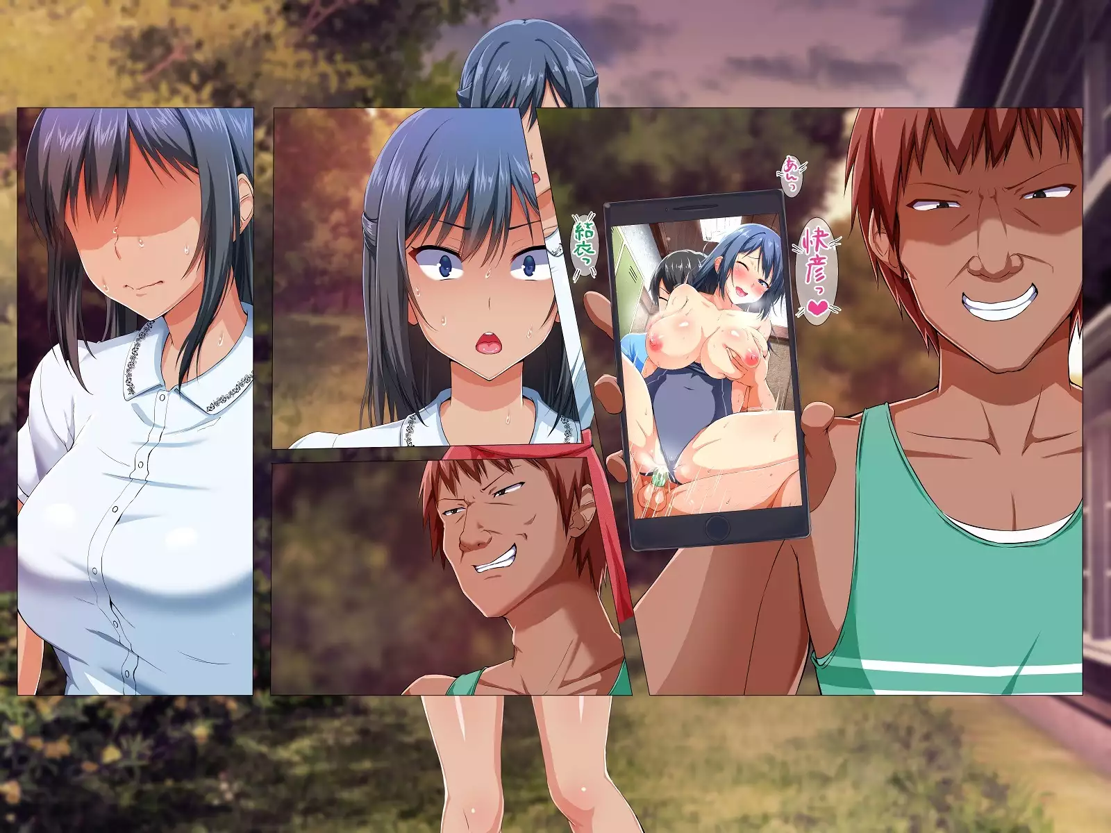 Suiren - Kyouei Mizugi no Mama Okasarete Netorareta Kanojo