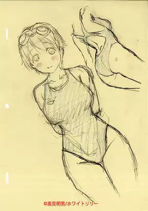Misaki and Mika Sensei Sketchbook