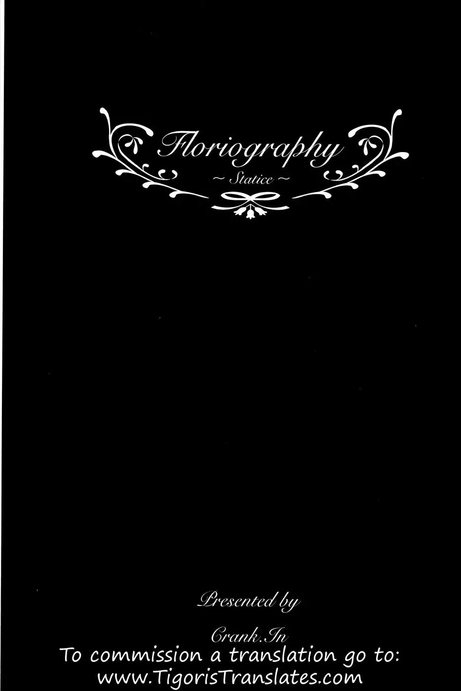 Floriography ~Statice~