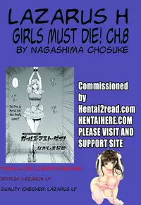 [Nagashima Chousuke] Girls Must Die! Ch. 1-8 [English] [Lazarus H]