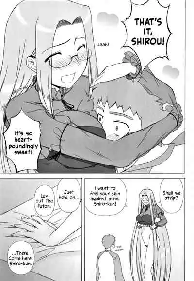 Yappari Rider wa Eroi na 8 "Rider, Oneechan ni naru" | As expected, Rider is erotic 8. "Oneechan was worried about you"