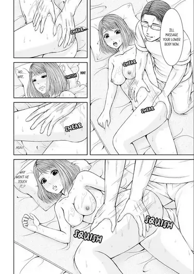 [Icelatte] Seitraishi ni Jirasare Tsuzuketa Tsuma ~Otto ni wa Ienai Nureiki Massage 1-6 | A Wife who Gets Teased Continually by a Masseur ー A Massage that Makes Me Cum Behind My Husband’s Back 1-6 [English]