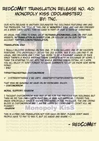 (COMIC1☆3) [TNC. (Lunch)] Monopoly KisS (THE iDOLM@STER) [English] [RedComet]