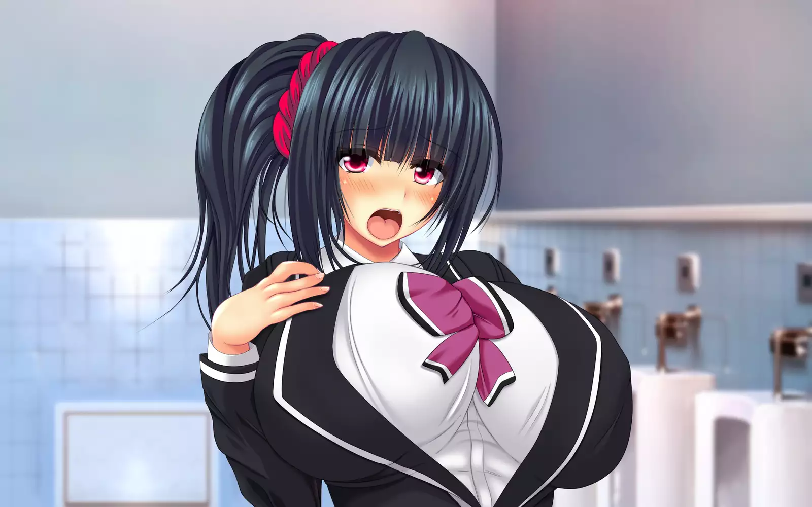 Gibo Shimai Triple Don - Kyonyuu Oomori Tanetsuke Mashimashi