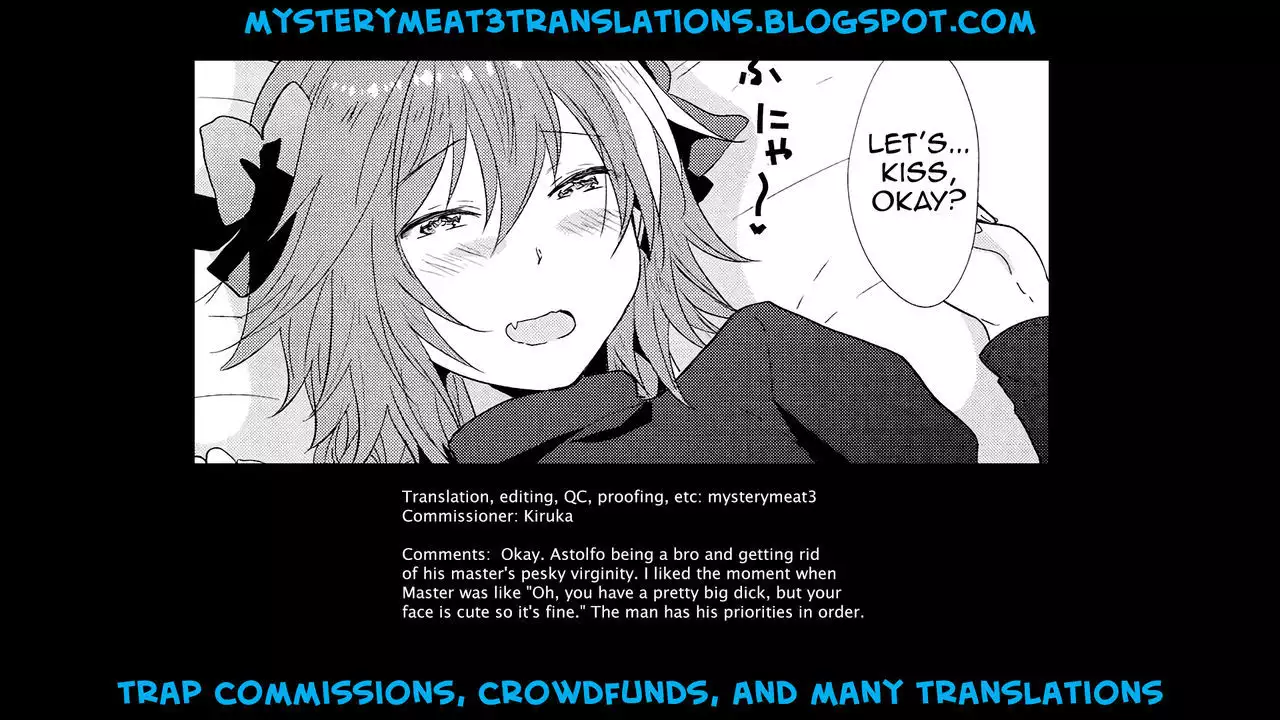 Astolfo ga SEX Sasete Kureru rashii.