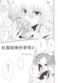 (C86) [Akai Hitomi to Aoi Tsuki (Uranfu)] Koumakan Benjo Jijou (Touhou Project)