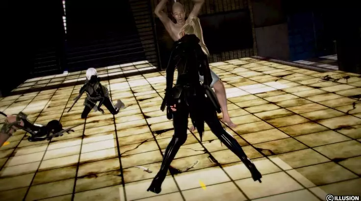 Female Spy Force Fight