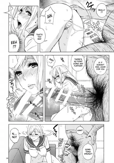 Tenkousei JK Elf 2 -Kegasareta Konyaku no Akashi- {doujins.com}