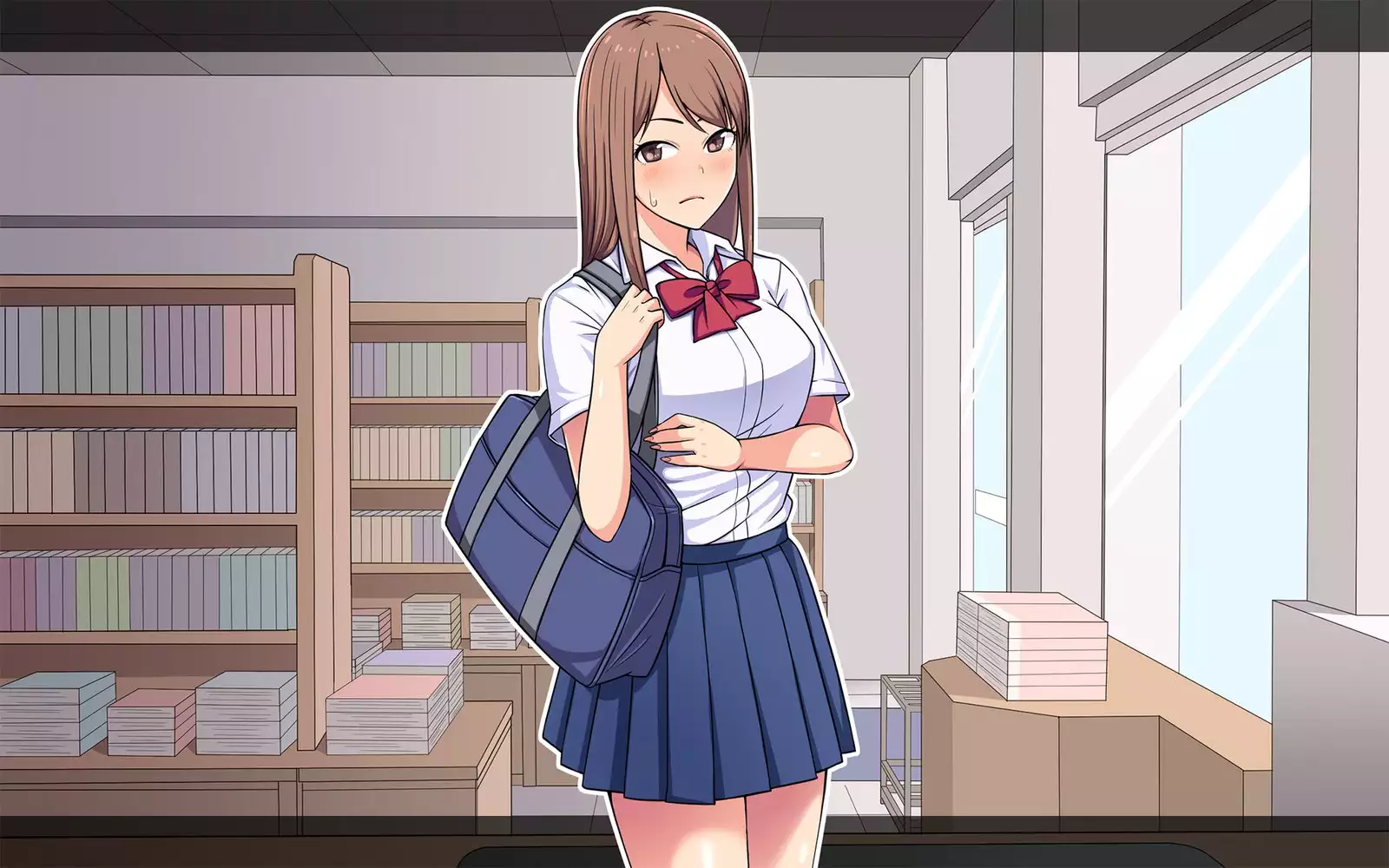 Manbiki Kyonyuu JK ni Oshioki Nakadashi Berochuu Fuck