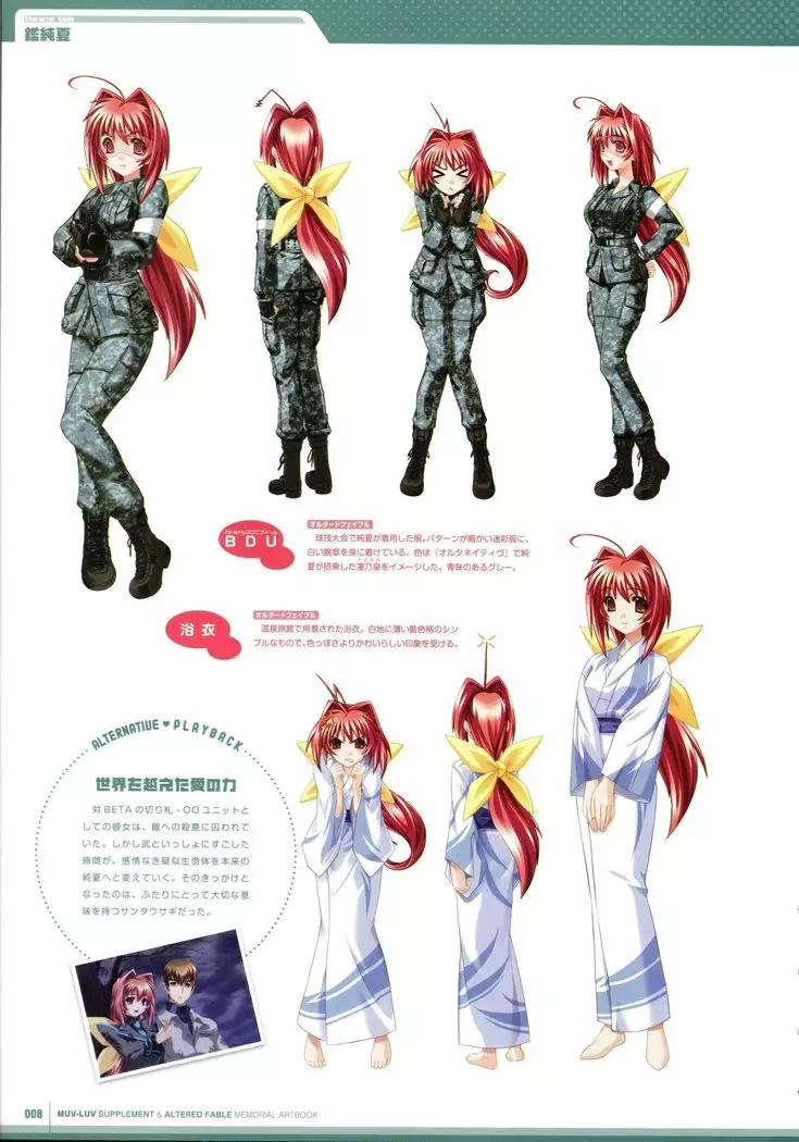 Muv-Luv Supplement & Altered Fable Memorial Art Book
