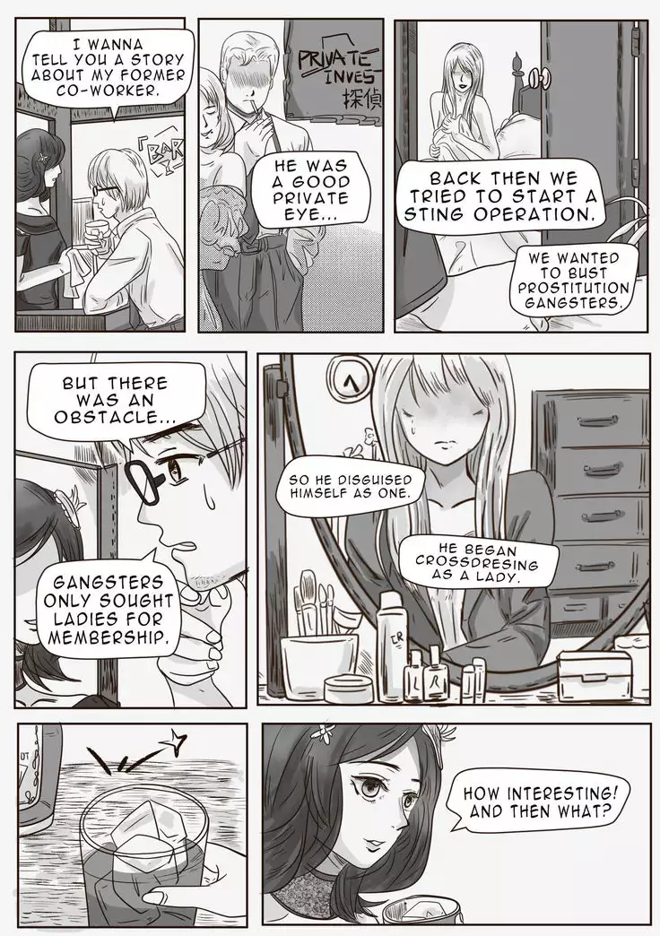 Dressed up!, crossdress in modern times