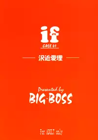 if CASE 01 Eri Sawachika