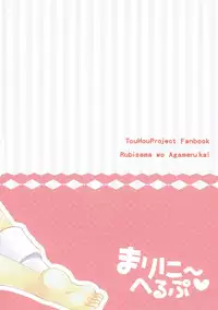 (Reitaisai 10) [Rubisama wo Agamerukai (Rubi-sama)] Mari ni - Help (Touhou Project)