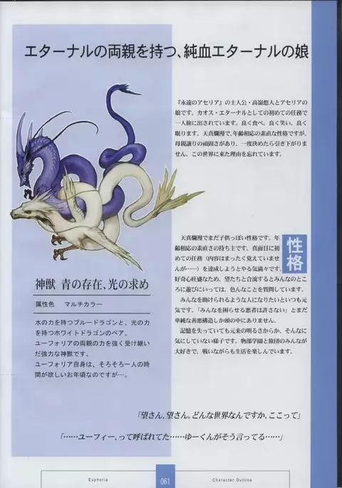 Seinarukana The Spirit of Eternity Sword 2 Material Book