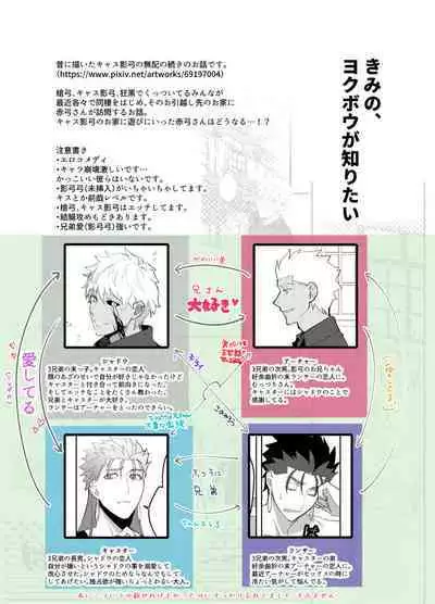 Kimi no, Yokubou ga Shiritai