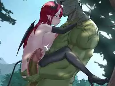 Orc Kishi to Succubus ni Yoru Ishoku Renai Monogatari