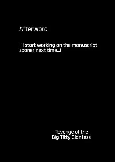 Bakunyuu Deka Onna no Gyakushuu | Revenge of the Big Titty Giantess