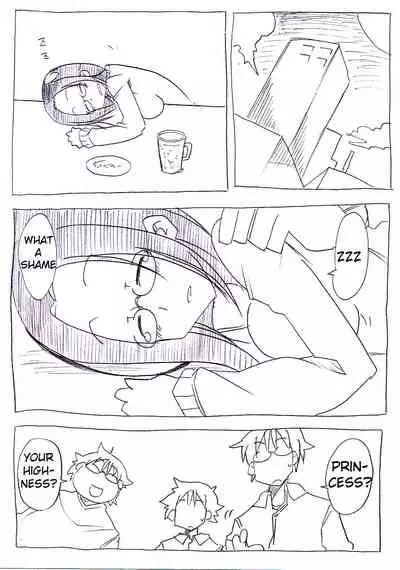 The princess is fucked in her sleep by an entourage of geeks