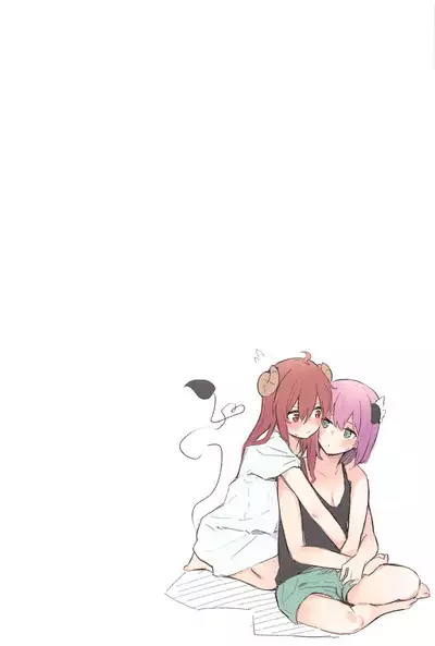 [Bochi Bochi no Ki (Borusiti)] Mazoku no Usui Sho (Machikado Mazoku) [English] [Santa Claus Isn't Real]