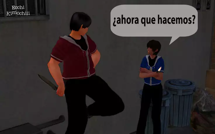 "Robo en el Callejón" parte 1/3 decensored "Ecchi Kimochiii"