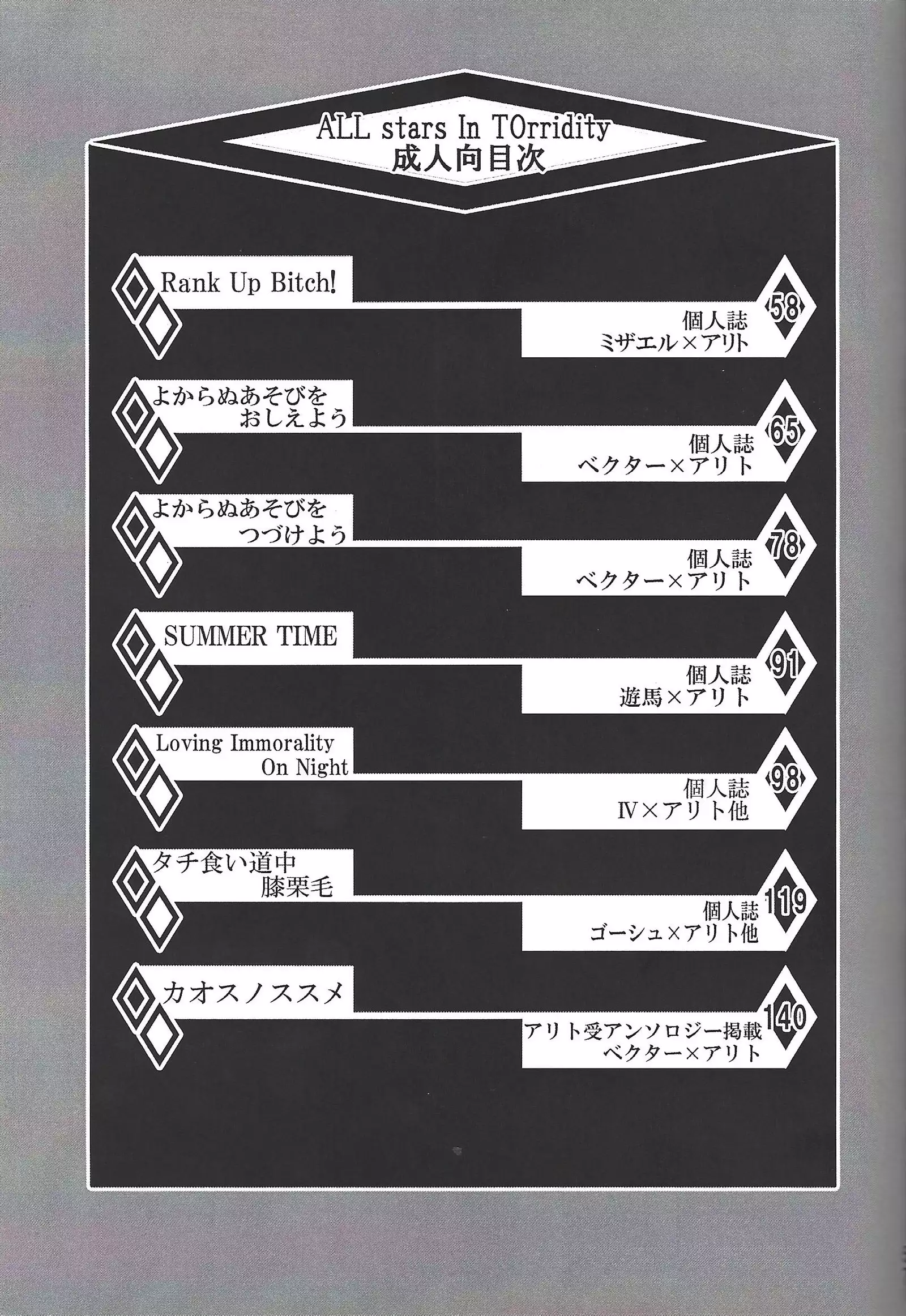 ALL stars In TOrridiy