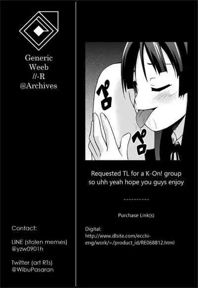 [Haresaku (KEN)] Mio Azu Yuri Yuri (K-ON!) [English] [GenericWeeb]