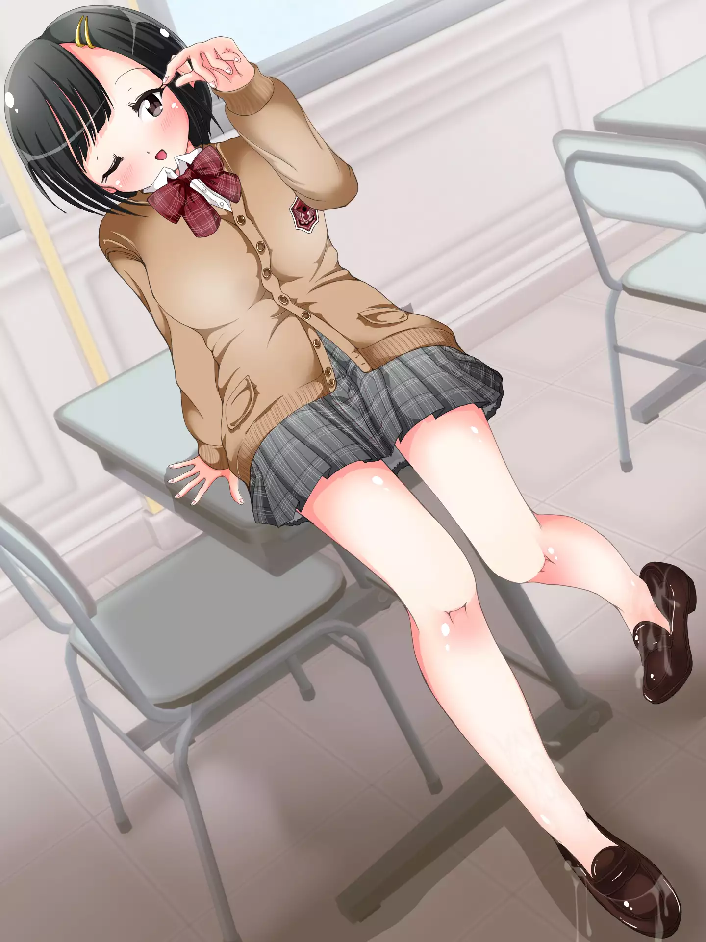 Ashi de Nando mo Choukyou Sarechau!! Aki no Seifuku Kaikan Ashikoki