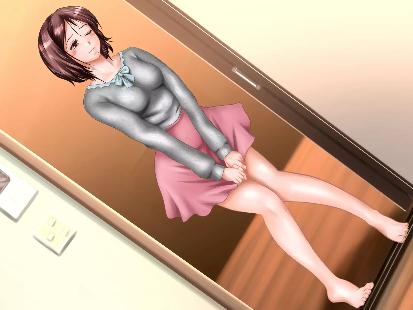 Netorare Kanojo Miyu -Kanojo e no Saigishin o Tomerarenai Ore-