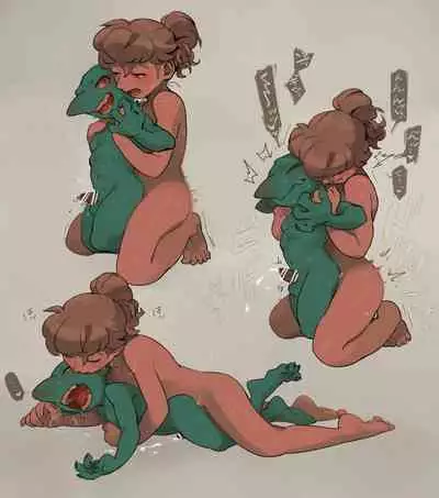 Different language futanari ♀ x goblin ♂