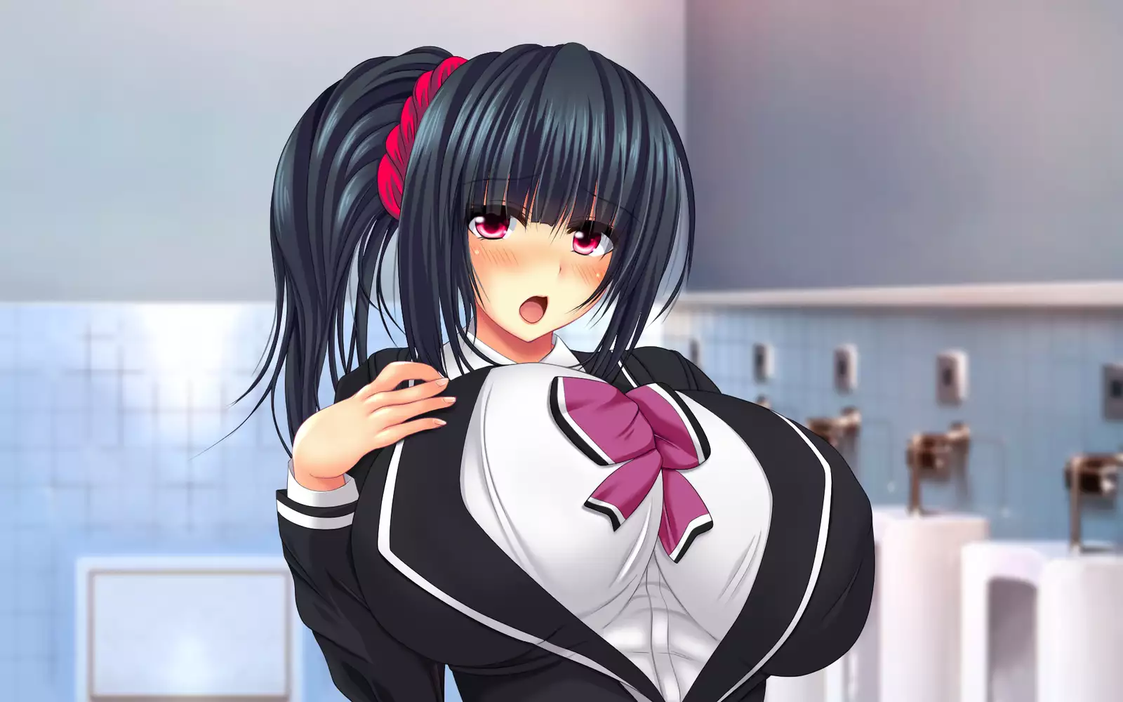 Gibo Shimai Triple Don - Kyonyuu Oomori Tanetsuke Mashimashi