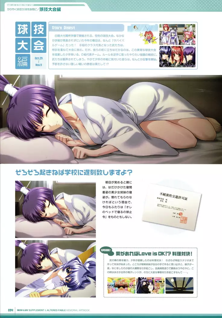 Muv-Luv Supplement & Altered Fable Memorial Art Book