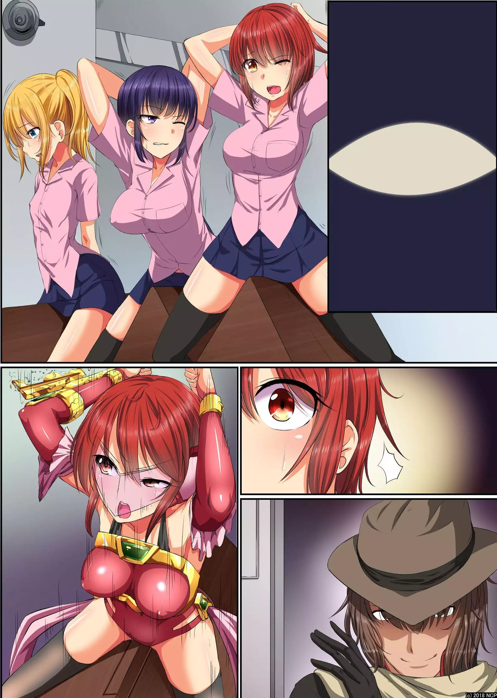 Henshin Heroine Shokushu Zeme ~ Kikaijikake no Kairaku Jigoku Ochi