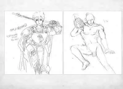 ALICESOFT ORION SCRIBBLES with CROQUIS ULTIMATE EDITION VOL.1 織音計画特別版 ラフ画集