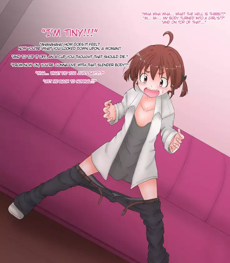 Nyotaika Chippai 5-toushin - Rape Ma ga Nyotaika Sarete Okasaremakuru CG Shuu