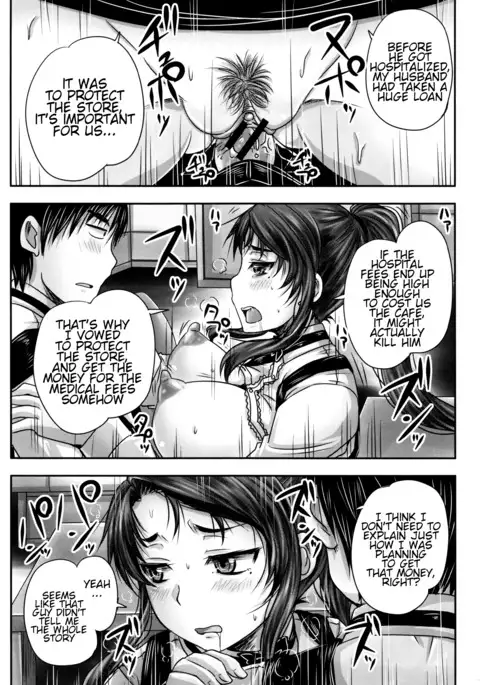 Kissa Hitozuma Nikudorei | Married Meat Slave Cafe Ch. 1-3