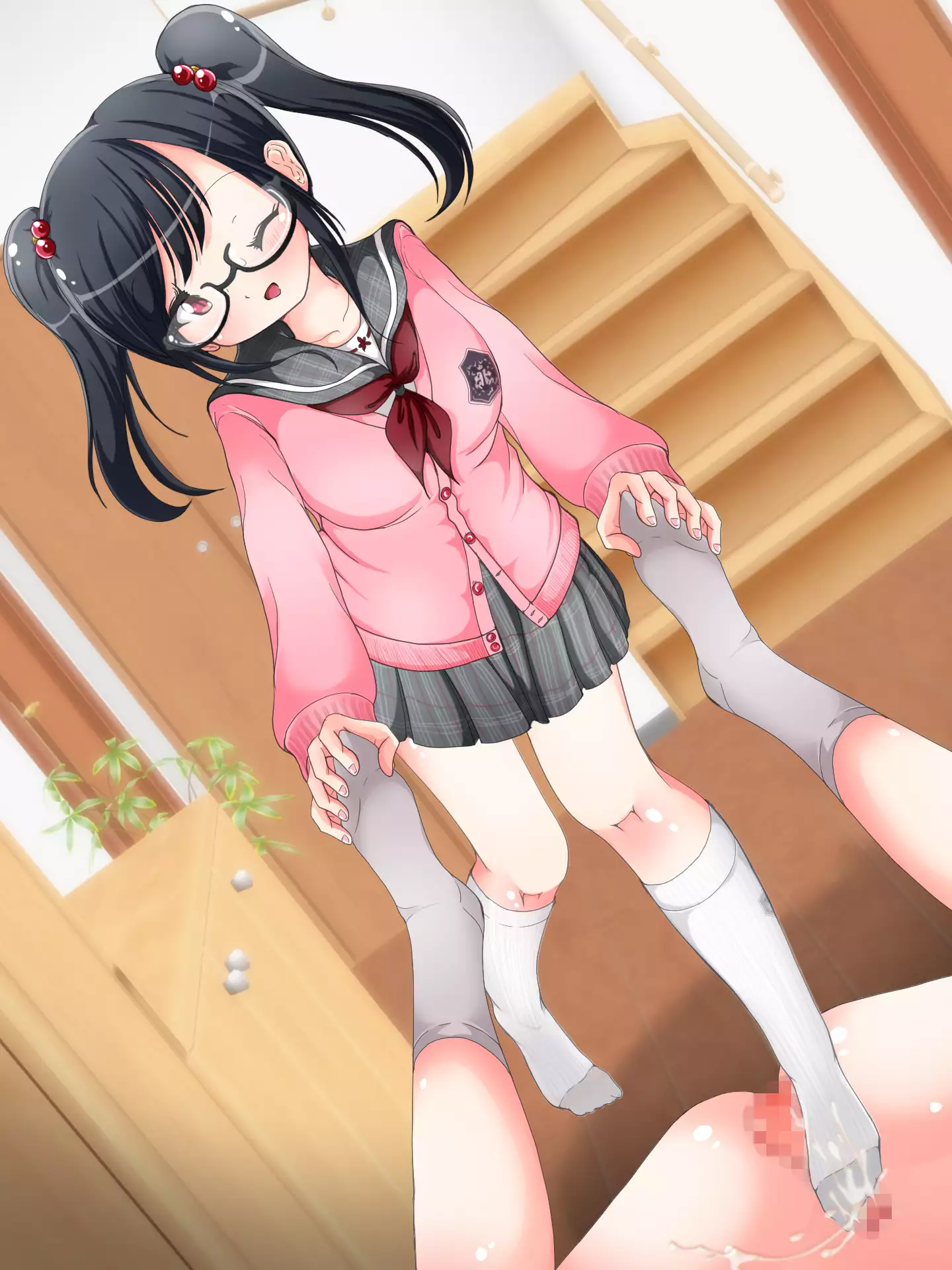 Ashi de Nando mo Choukyou Sarechau!! Aki no Seifuku Kaikan Ashikoki